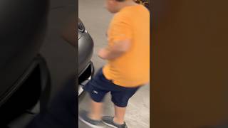 Kid Runs Into Guntherwerk Porsche 911 [upl. by Carlen]