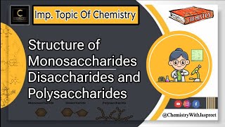 This video is about the structure of monosaccharides disaccharides and polysaccharides Chemistry [upl. by Oeht]