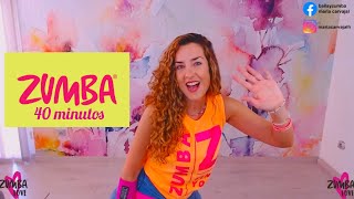 CLASE COMPLETA DE ZUMBA 40 minutos [upl. by Aelhsa255]