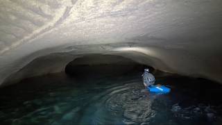 Going Into A Low Airspace River Cave In A Thunderstorm [upl. by Kcirdnek]