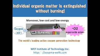 Individual organic matter is extinguished without burning [upl. by Fillander193]