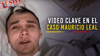 Vídeo de Mauricio Leal minutos antes de morir que sería clave en el caso [upl. by Hunt]