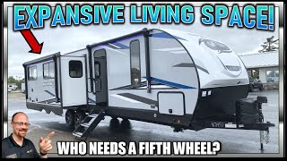 Fifth Wheel Living Room amp Trailer  2021 Alpha Wolf 26RLL [upl. by Eberto823]