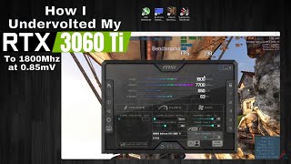 How I Undervolted my RTX 3060 Ti [upl. by Trellas297]