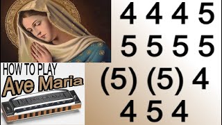 AVE MARIA HARMONICA  C DIATONIC  ARMÓNICA C BLUES HARP C GAITA DE BOCA C MUNDHARMONIKA C [upl. by Oivat]