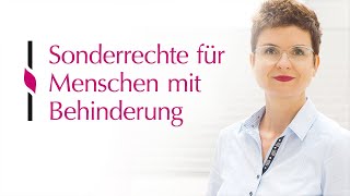 Menschen mit Behinderung  besondere Rechte und insbesondere besonderer Kündigungsschutz [upl. by Katina179]