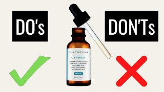 How To Use Skinceuticals C E Ferulic Serum [upl. by Maighdlin]