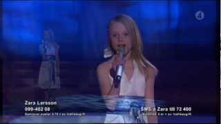 Zara Larsson  One Moment In Time Whitney Houston  Semi Final HD Swedens Got Talent [upl. by Nive]