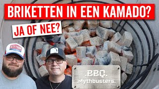 BRIKETTEN IN EEN KAMADO Ja of nee BBQ Mythbusters Afl 1 [upl. by Margaretta]