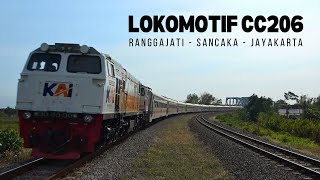 Viral Tiga Kereta Api ini Pakai Lokomotif CC206 KA Ranggajati KA Sancaka KA Jayakarta [upl. by Lenrad813]