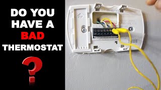 How to Tell if Your Home Thermostat is Bad  Bypass it and Find Out [upl. by Ettenoitna500]