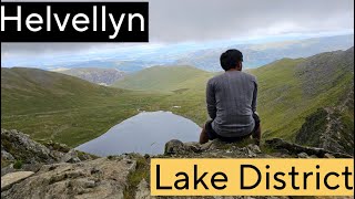 Helvellyn via Striding Edge  The Lake District UK 4k  Indian in UK  Travel Vlog  England UK [upl. by Aneled576]