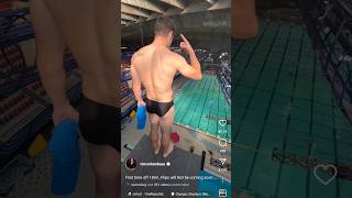 Vincent Reindeau 🇨🇦 Diving 18m on Black Speedo 2023  Amazing Body [upl. by Ellainad]