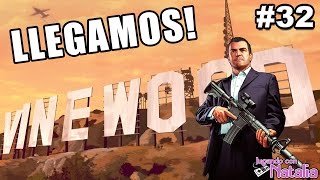 LLEGAMOS A HOLLYWOOD  GTA V Historia 32 [upl. by Yorztif]