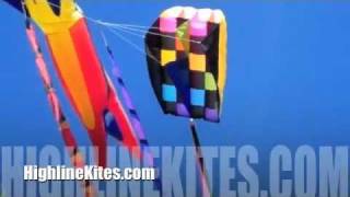 Parafoil 50 Kite with Transition Tails from Highline Kites [upl. by Fortunio]