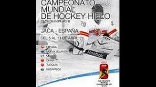 IIHF Mundial Hockey Hielo DIV II B Jaca ChinaTurkey [upl. by Eelsnia]