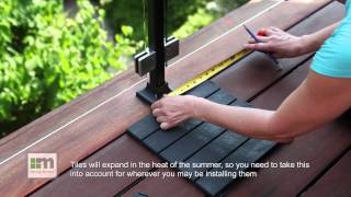 How To Install EASYtile Deck Tile [upl. by Eille]