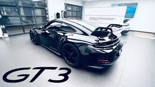 The ALLNEW 2022 Porsche 911 GT3 in Black  DETAILED WALKAROUND [upl. by Akirdnas]