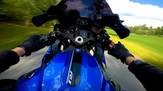 YAMAHA R1  CP4 RAW SOUND  4K [upl. by Cynthy880]