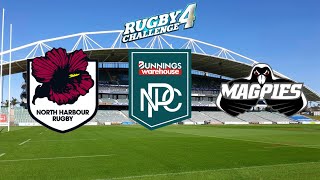 Rugby Challenge 4  North Harbour Vs Hawkes Bay Magpies  Round 1 Bunnings NPC 2024 [upl. by Ssilb493]