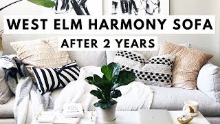 Review Of The West Elm Harmony Sofa After 2 Years [upl. by Hartwell]