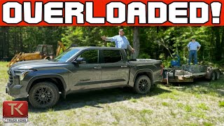 Towing amp Hauling with the 2024 Toyota Tundra Nightshade Edition  Details on the BIG Tundra Recall [upl. by Nic587]