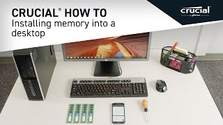 How to install Crucial® RAM in a desktop PC 10 easy steps [upl. by Anoik]