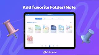 How to Add Favorite Folders amp Notes in CollaNote 30 [upl. by Yelknirb128]