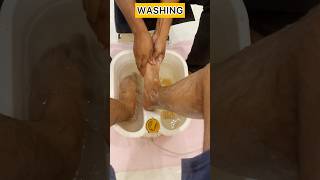 Pedicure for the first Time pedicure ytshorts mensgrooming ashortaday shortsindia [upl. by Strickland]