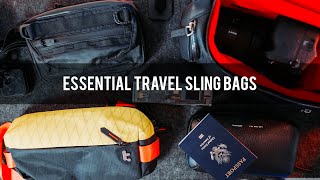 Travel Essentials My Favorite Sling Bags for the Frequent Flyer [upl. by Aitrop]