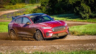 Mustang MachE Rally testing [upl. by Morgenthaler915]