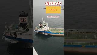 LifeSea Day३Ship Refueling shipmerchantnavyshipseatravelshiplifemarathishortsreels [upl. by Yona743]