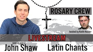 Latin Chanted Rosary wJohn Shaw Luminous Mysteries [upl. by Eiramalegna]