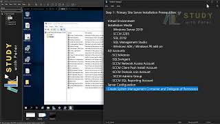 Step by Step SCCMMECM 2203 Installation LAB  01 ✅ Primary Site Server Installation Prerequisites [upl. by Dinin]
