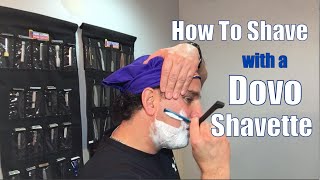 Dovo Shavette Style Straight Razor Review and Shave [upl. by Marijn]