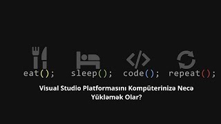 C Visual Studio Dərsləri 1  Visual Studio Platformasını Kompüterinizə Necə Yükləmək Olar [upl. by Oludoet]