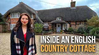 Inside a Quaint English Thatched Cottage  Property Tour [upl. by Susann]