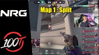 FNS reacts to NRG vs 100T  Map 1  Champions Tour 2024 Americas Stage 1 [upl. by Leverett]