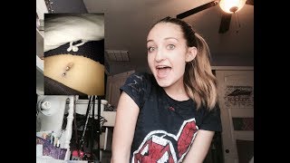 My Belly Button Piercing Experience [upl. by Dewees]