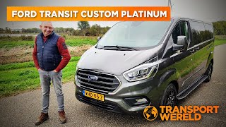 Ford Transit Custom Platinum Edition  RTL Transportwereld [upl. by Ecyle]