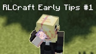 RLCraft Quick Tips  Early Game 1 [upl. by Suivatra]