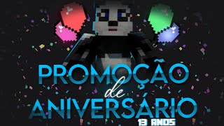 CRAFTLANDIA PROMOÇÃO DE ANIVERSÁRIO DE 13 ANOS [upl. by Nyleaj]