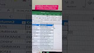 Multiple Columns Data Add In One Column  एक कॉलम में अधिक कॉलम डेटा जोड़ें [upl. by Assirat]