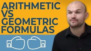 What are the formulas for arithmetic and geometric sequences [upl. by Marcos]