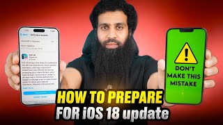 Prepare your iPhone for iOS 18  iOS 18 Update Warning amp Step by step guide  iOS 18 Green Screen [upl. by Gnurt]