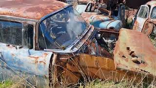 Horopito Motors New Zealand massive classic car graveyard walk through part 2 [upl. by Eibur]