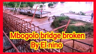 mbogolo bridge today broken and carried away by El nino in Mombasa and Kilifi [upl. by Nocaed]