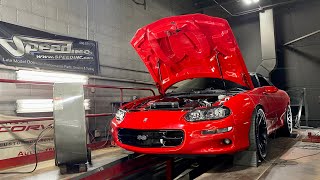 LS1 Camaro Brian Tooley Stage 3 Cam Trickflow 215 Heads Dyno Results [upl. by Askwith]