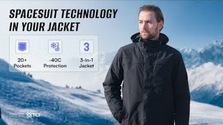 Elevate Your Winter Style with SpacePeak  The Aerogel Insulated 3 in 1 Jacket with 20 Pockets [upl. by Odyssey907]