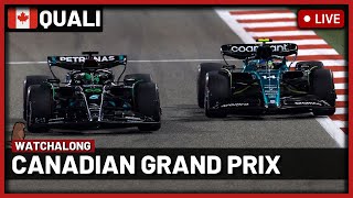 F1 Live  Canadian GP Qualifying Watchalong  Live timings  Commentary [upl. by Ytsenoh]